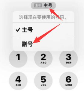 军垦路街道苹果14维修店分享iPhone 14 Pro Max使用副卡打电话的方法 