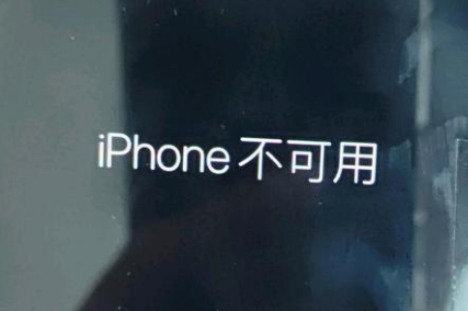 军垦路街道苹果服务网点分享锁屏界面显示“iPhone 不可用”如何解决 